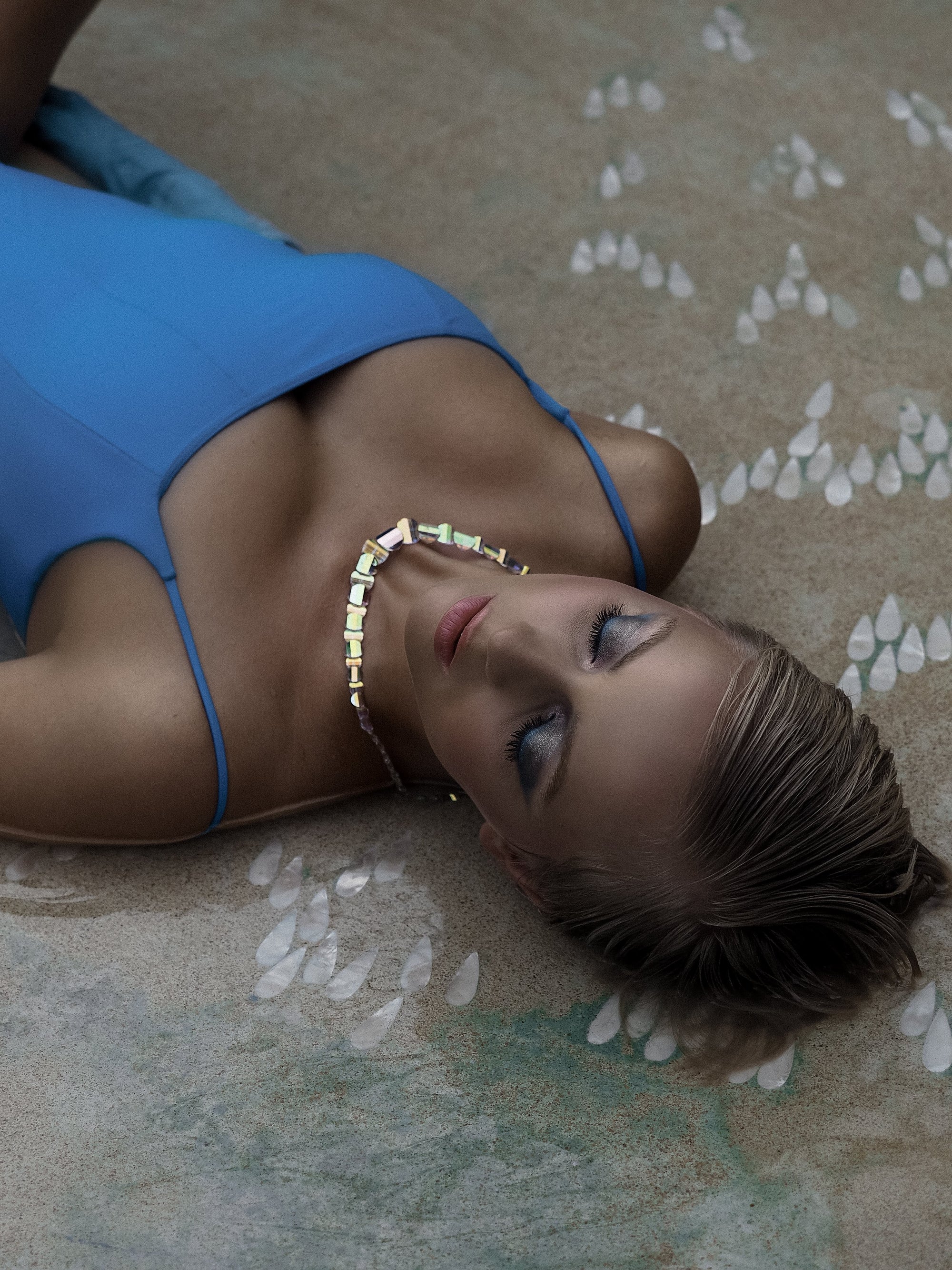Dolores Sea Blue One-Piece