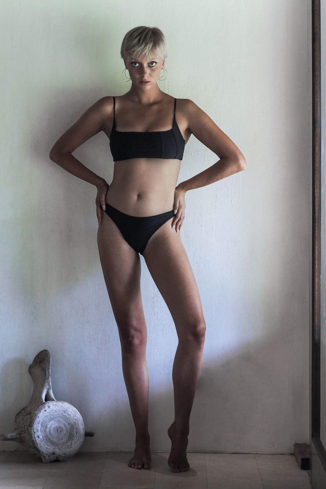 Nancy Sea Black Top