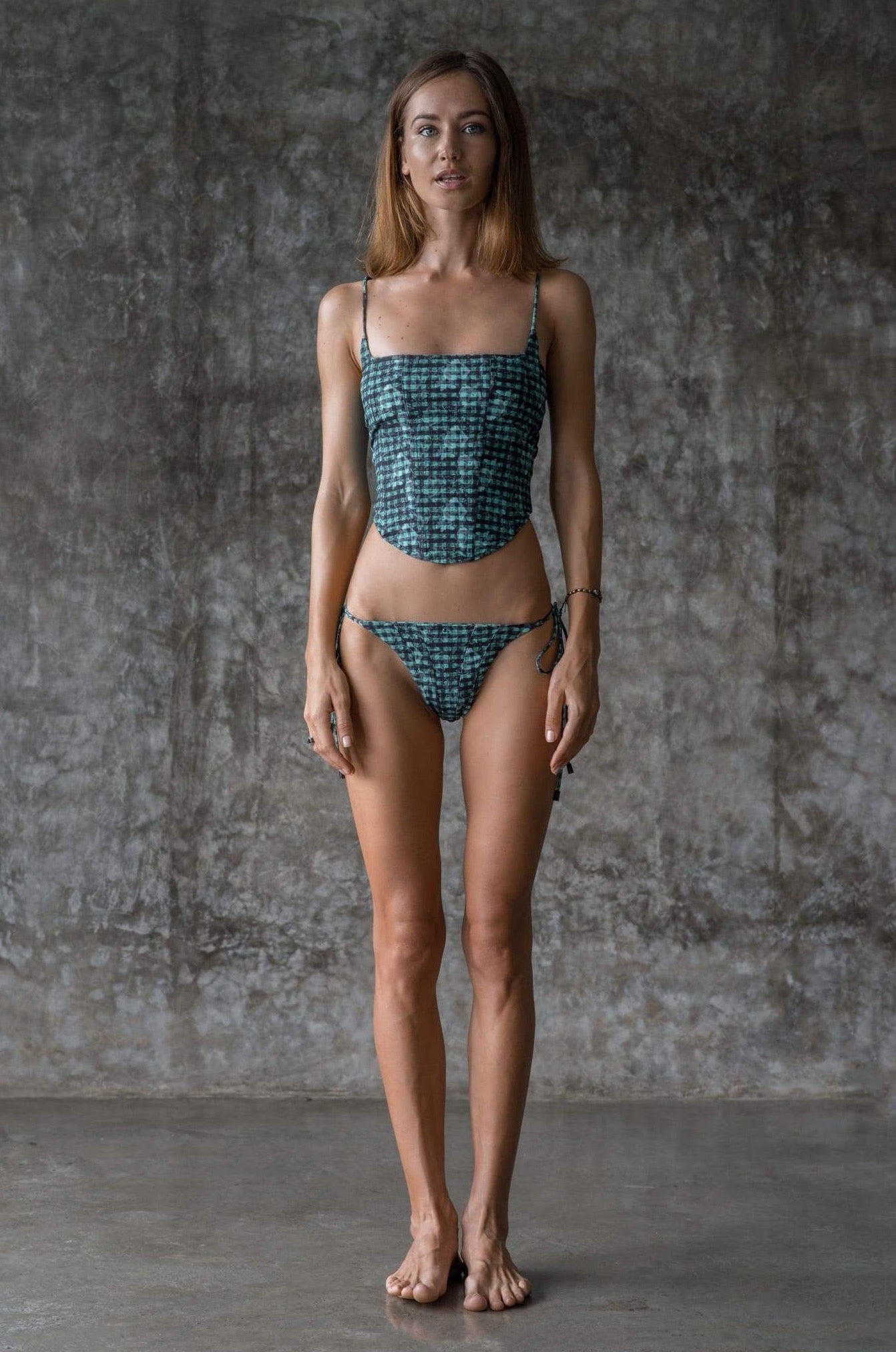 Patti Tartan Top
