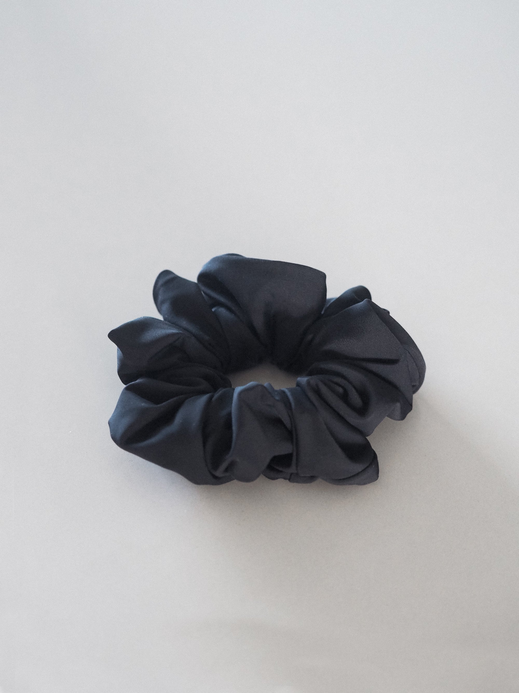 Sea Black Scrunchie